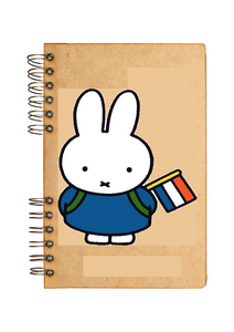 Sustainable journal - Recycled paper - Miffy with flag