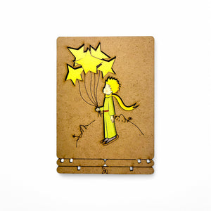 Le Petit Prince with Star Balloons Pop-up Art