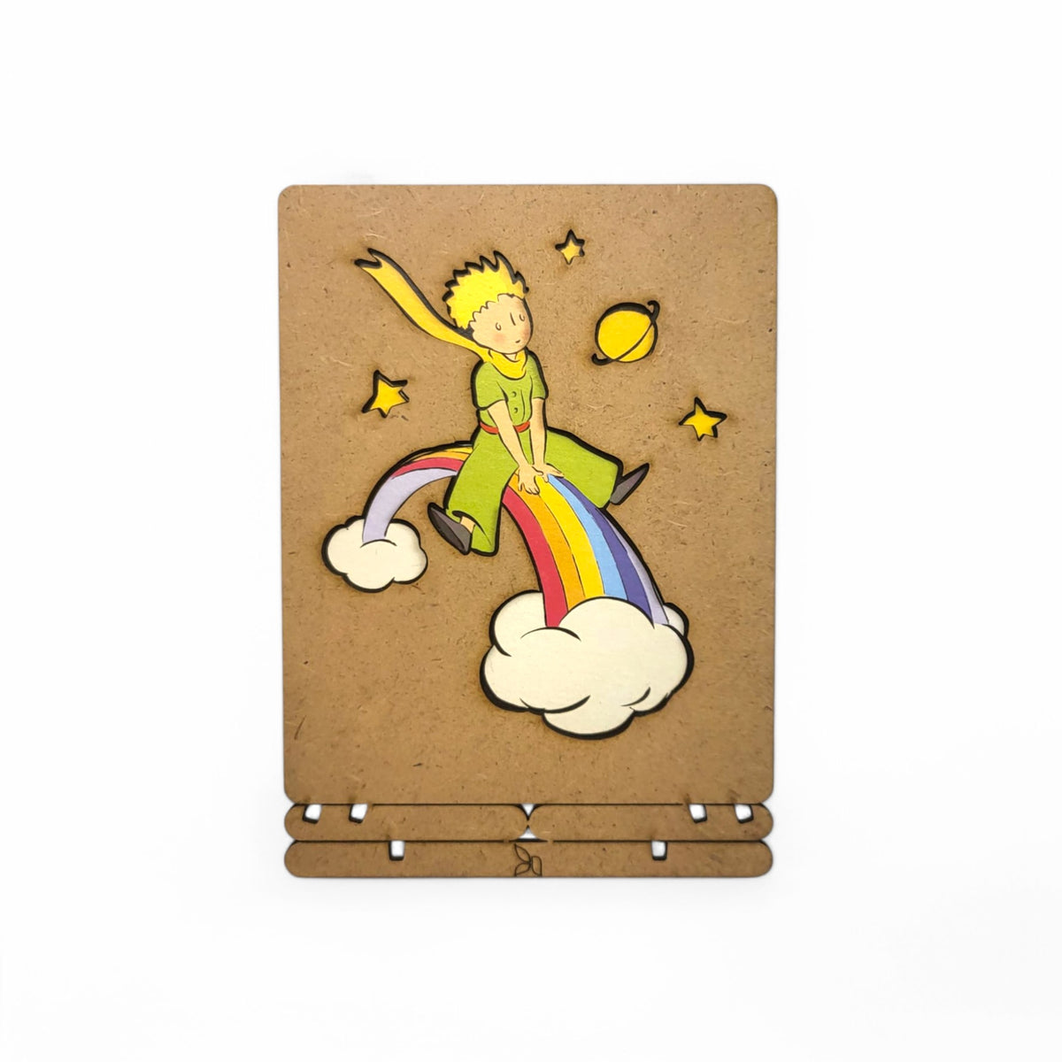De Kleine Prins op de Regenboog – Pop-up Kaart