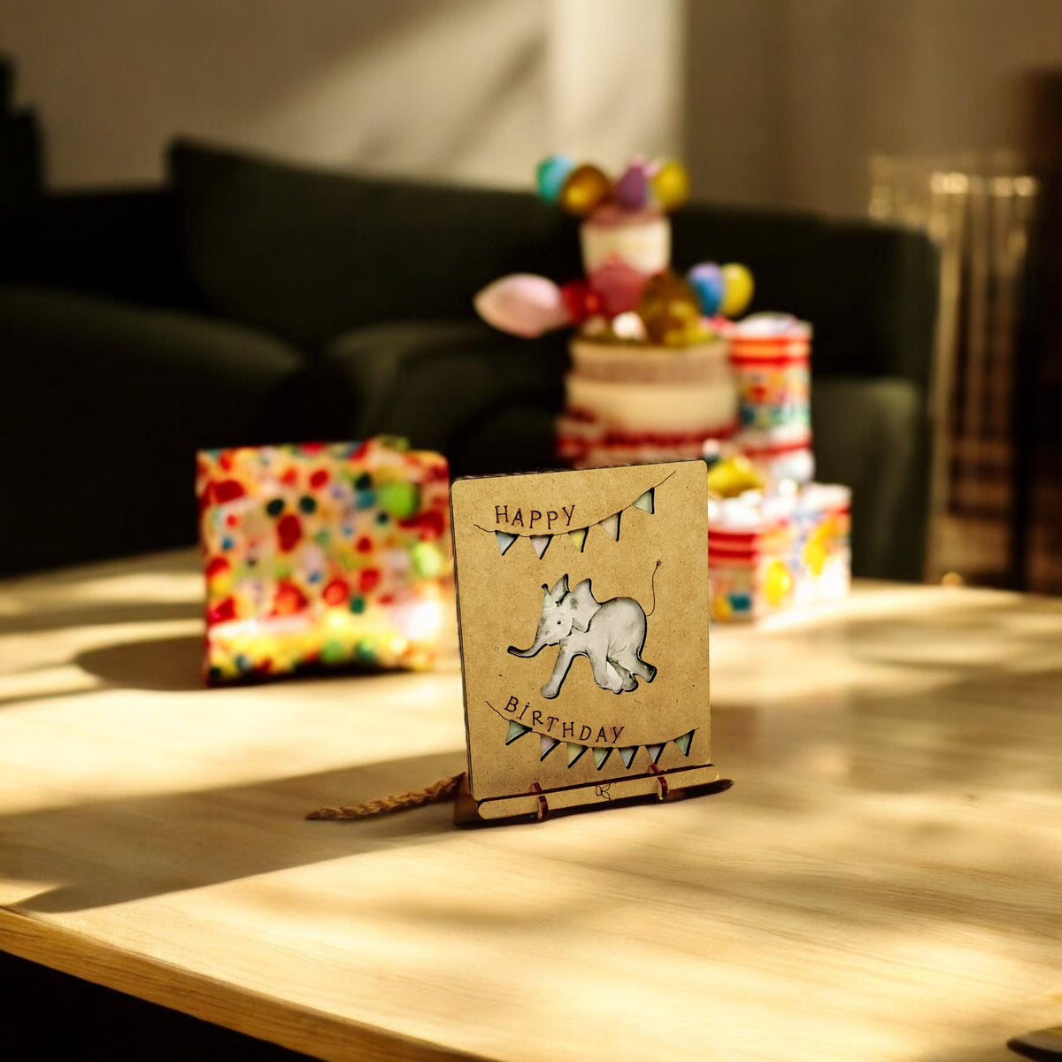 Happy Birthday Elephant – Pop-up Birthday Card