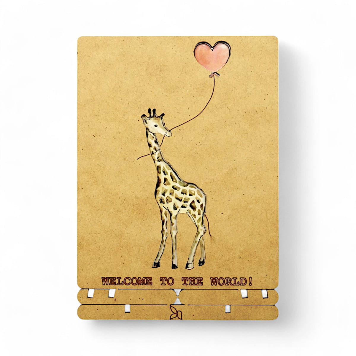 Welcome to the World – Pop-up Geboortekaart
