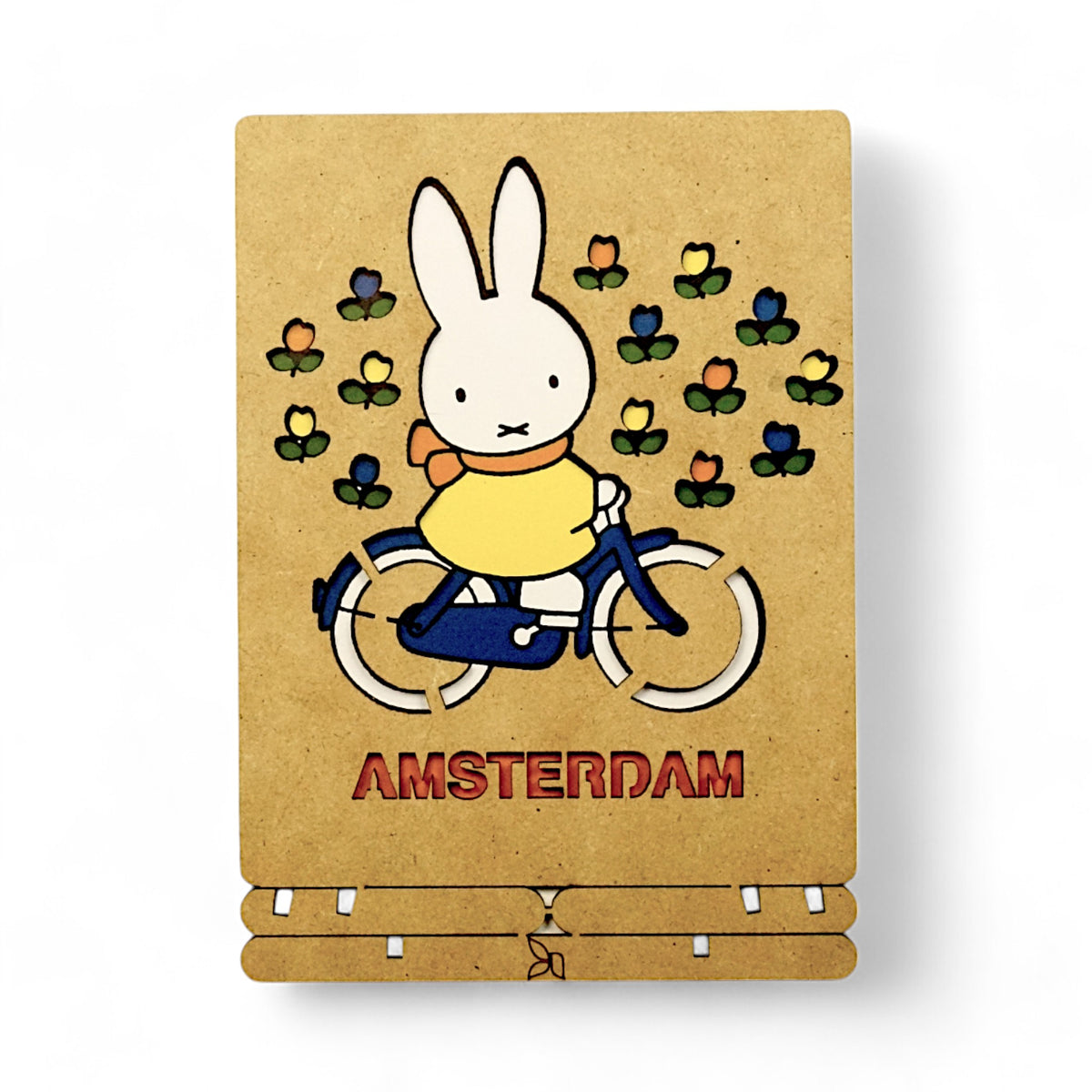 Miffy Biking in Amsterdam – Pop-up Card