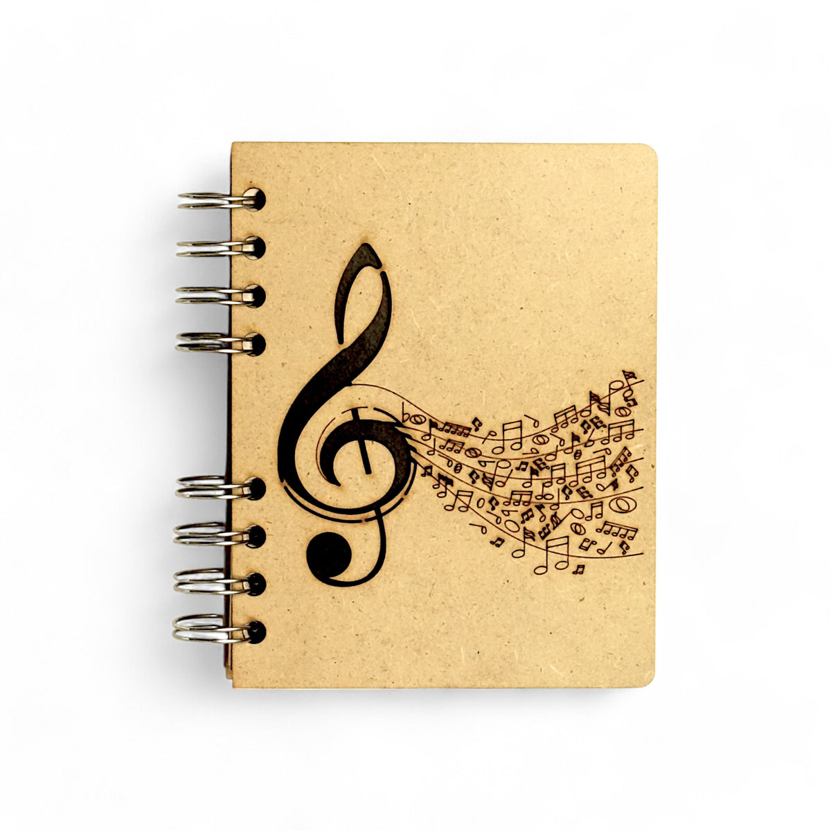 Let's Play Music – Houten Notitieboek