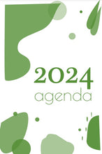 Load image into Gallery viewer, Sustainable 2024 agenda - recycled paper - Hummingbird Ink
