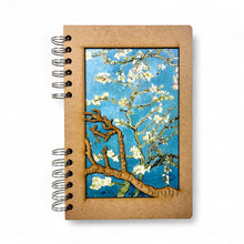 Afbeelding in Gallery-weergave laden, Almond Blossom Van Gogh Journal – duurzaam notitieboek van gerecycled papier

