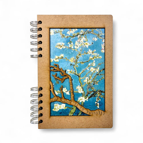 Almond Blossom Van Gogh Journal – duurzaam notitieboek van gerecycled papier