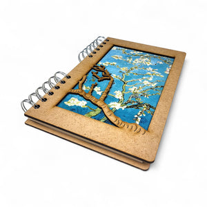 A5 formaat Almond Blossom journal – navulbaar en duurzaam en perfect kado