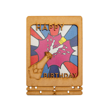 Load image into Gallery viewer, Postcard - Piece of Art - Happy B-Day
