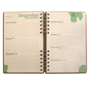 Sustainable 2023-2024 agenda - recycled paper - Black Cat