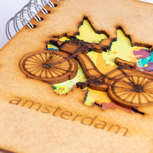 Load image into Gallery viewer, Sustainable journal - Recycled paper - Amsterdam Bicycle
