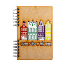 Load image into Gallery viewer, Sustainable journal - Recycled paper - Amsterdam Canal Houses
