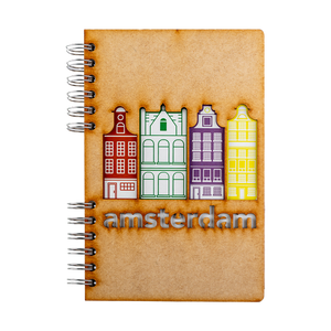 Sustainable journal - Recycled paper - Amsterdam Canal Houses