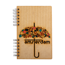 Load image into Gallery viewer, Sustainable journal - Recycled paper - Amsterdam Umbrella
