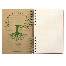 Load image into Gallery viewer, Sustainable journal - Recipebook - Recycled paper - Cooking is an Art
