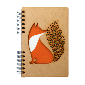 Sustainable journal - Recycled paper - Andy Westface - Fox - Little Fire