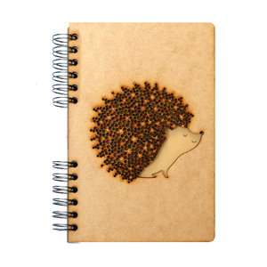 Sustainable journal - Recycled paper - Andy Westface - Hedgehog - Proud to be Me