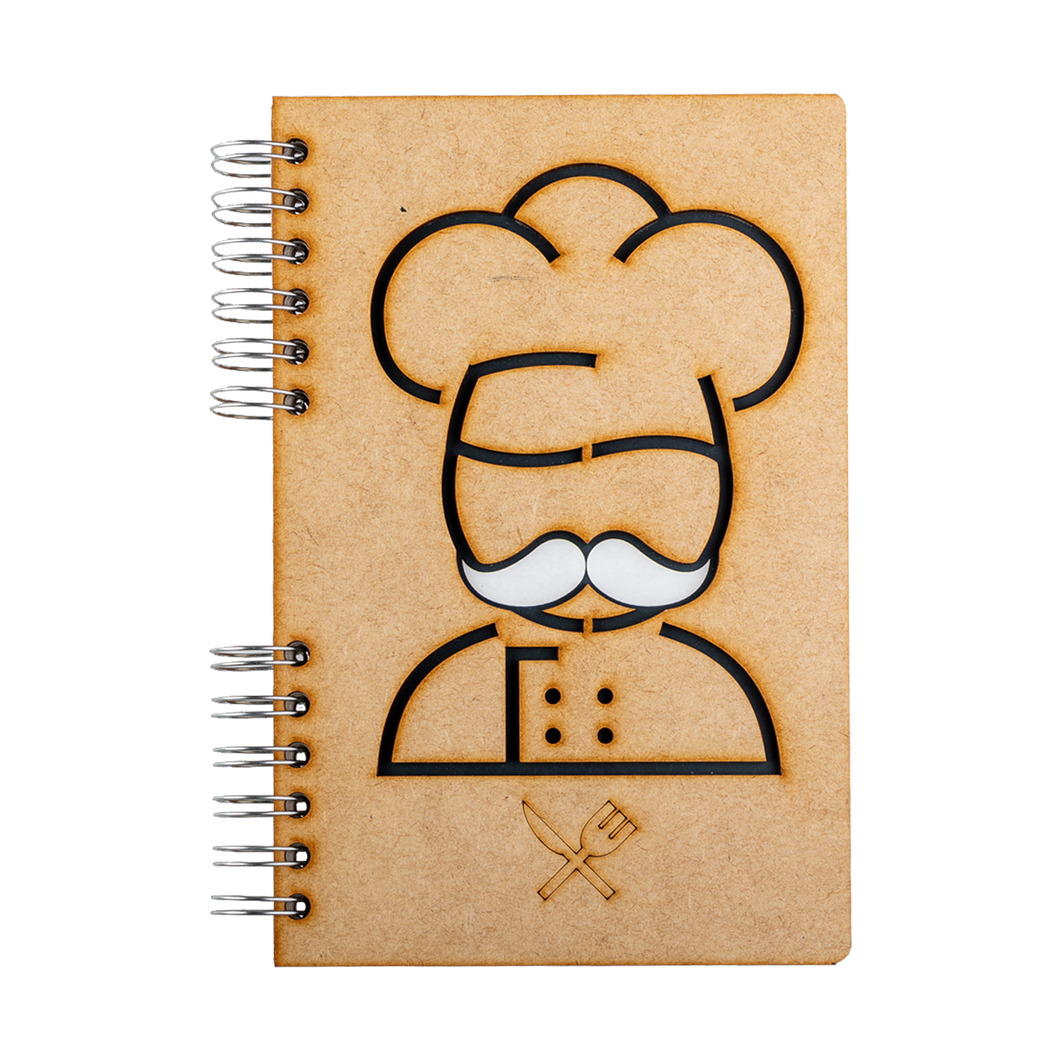 Sustainable journal - Recipebook - Recycled paper - Chef