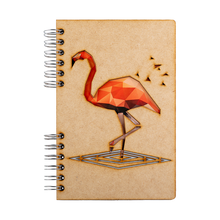 Load image into Gallery viewer, Sustainable 2023-2024 agenda - recycled paper - Flamingo
