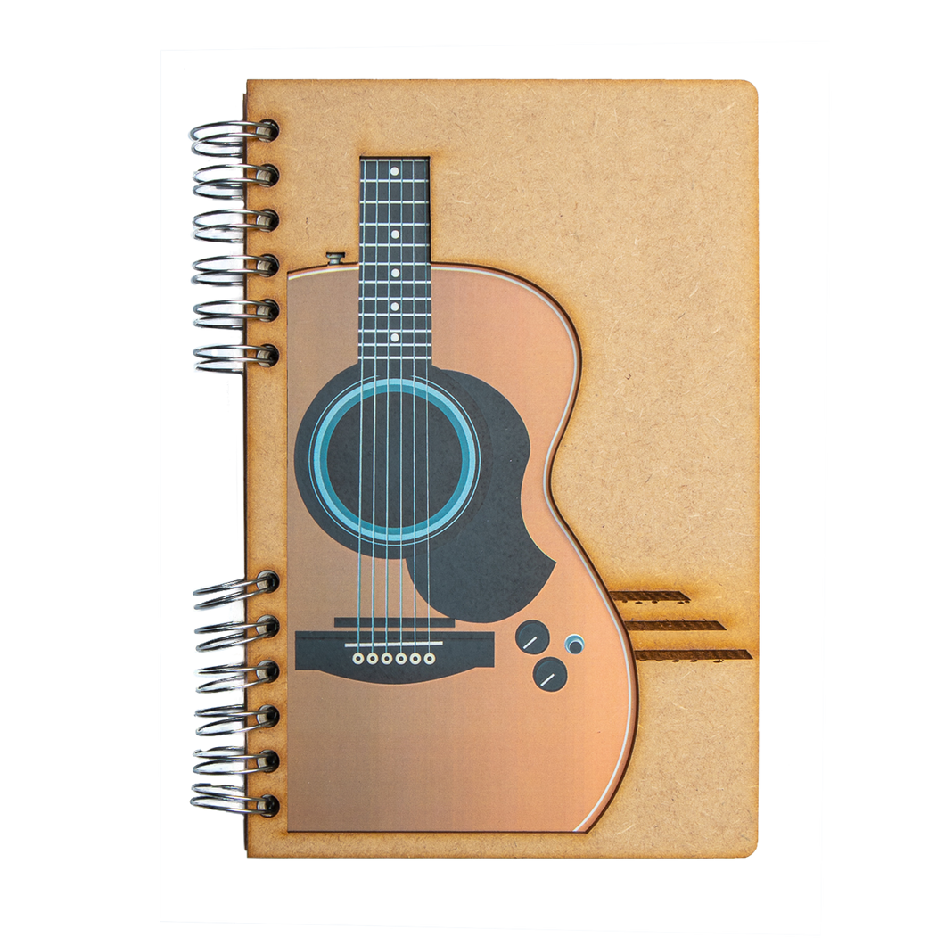 Sustainable journal - Recycled paper - Guitar