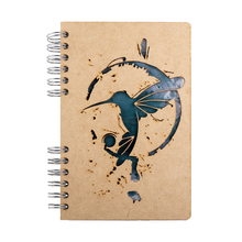 Load image into Gallery viewer, Sustainable journal - Recycled paper - Hummingbird
