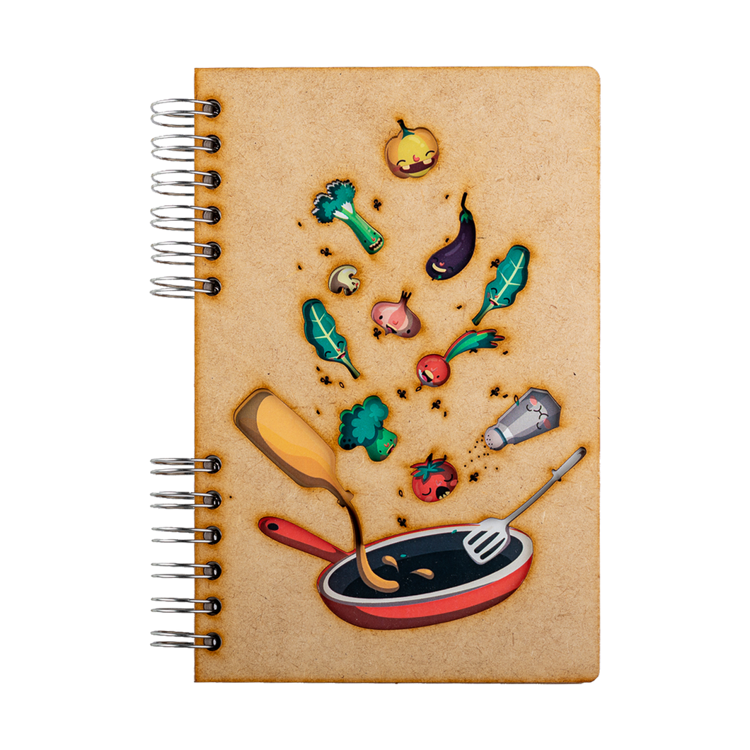 Sustainable journal - Recipebook - Recycled paper - Ingredients