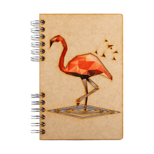 Load image into Gallery viewer, Sustainable journal - Recycled paper - Flamingo
