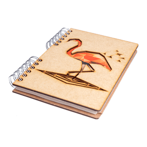 Sustainable journal - Recycled paper - Flamingo