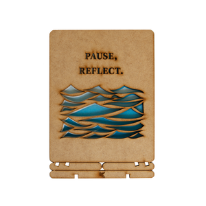 Postcard - Piece of Art - Pause, Reflect