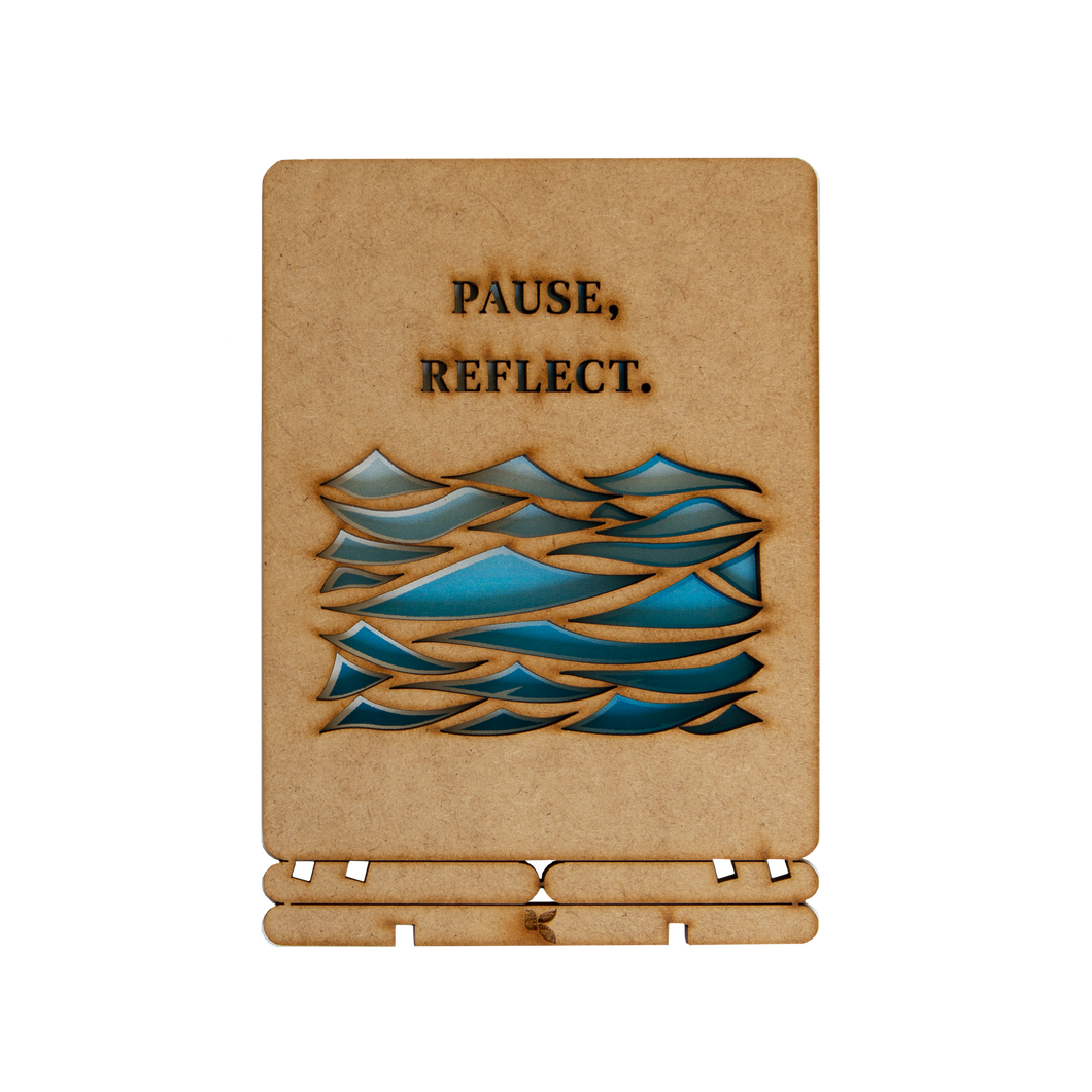 Postcard - Piece of Art - Pause, Reflect