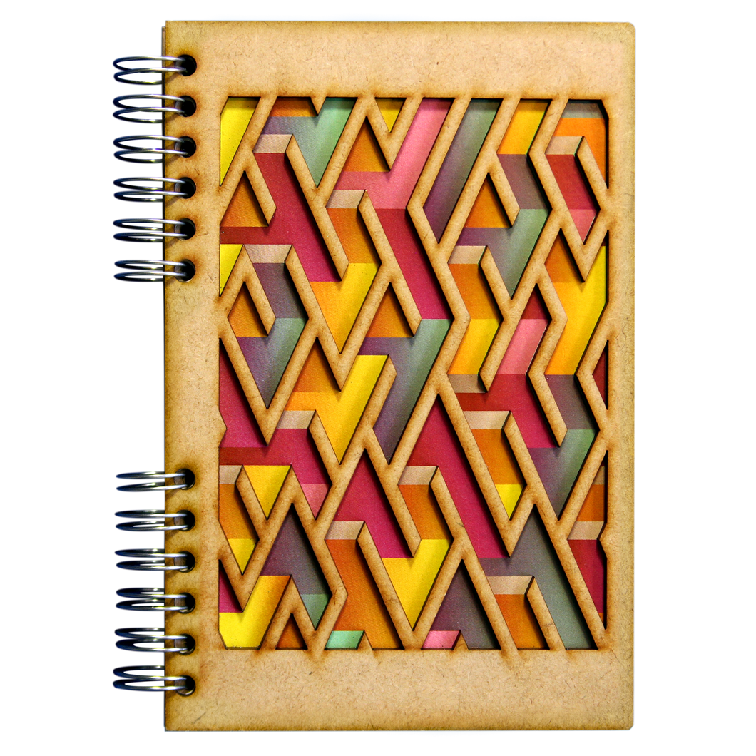 Sustainable journal - Recycled paper - Labyrinth