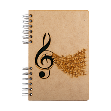Load image into Gallery viewer, Sustainable journal - Recycled paper - Music
