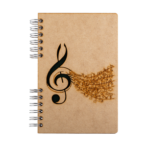 Sustainable journal - Recycled paper - Music