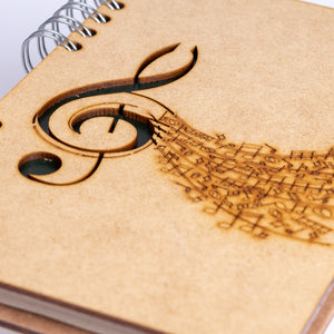 Sustainable journal - Recycled paper - Music
