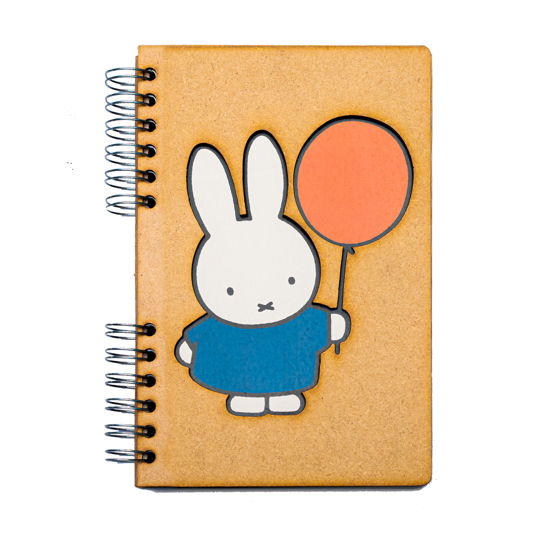 Sustainable journal - Recycled paper - Miffy with balloon