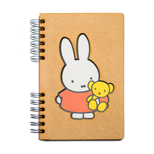 Load image into Gallery viewer, Sustainable journal - Recycled paper - Miffy with bear
