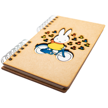 Load image into Gallery viewer, Sustainable journal - Recycled paper - Miffy by bike
