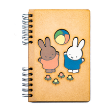 Load image into Gallery viewer, Sustainable journal - Recycled paper - Miffy &amp; Nina
