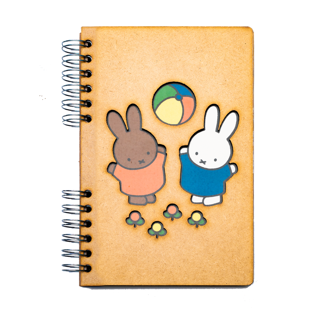 Sustainable journal - Recycled paper - Miffy & Nina