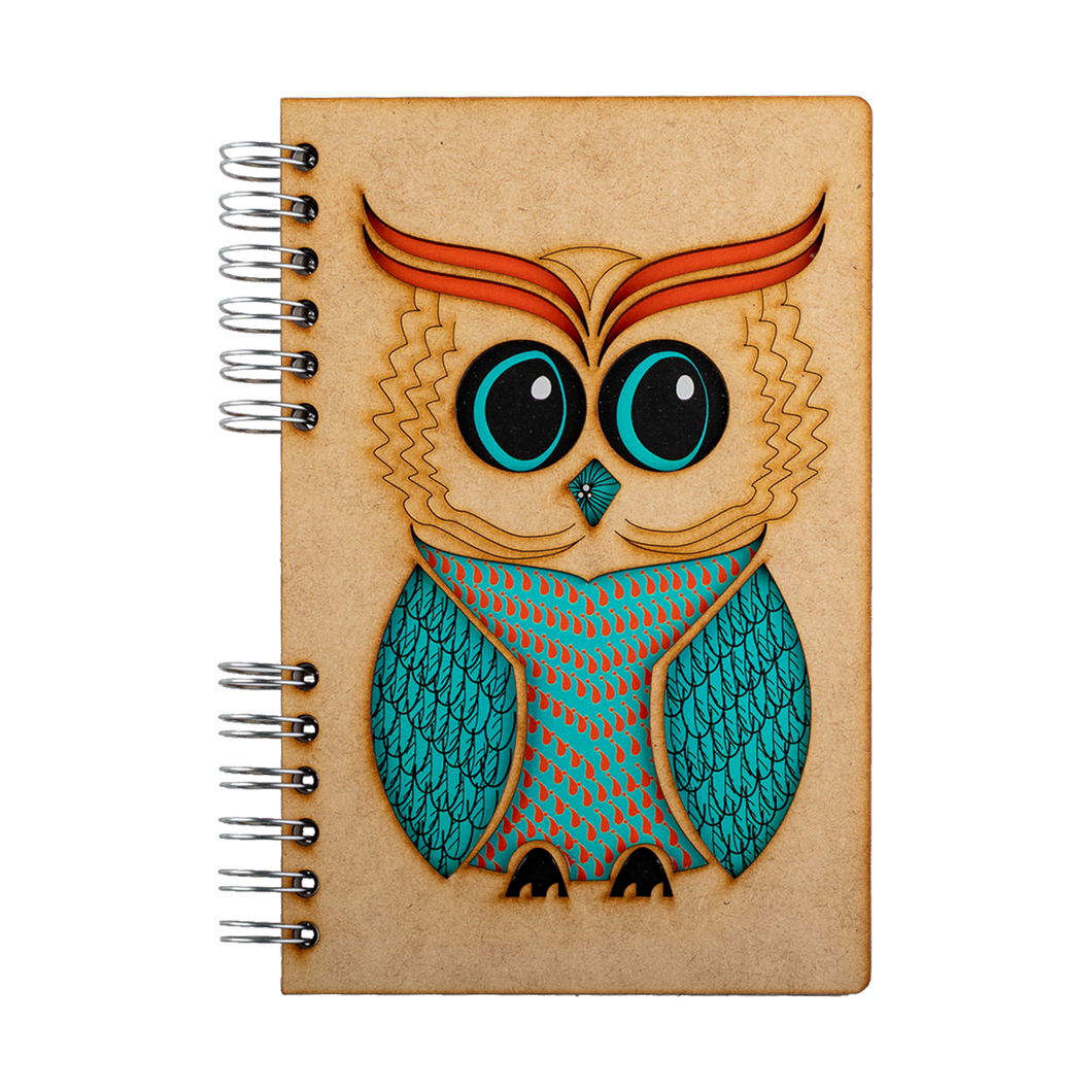 Sustainable journal - Recycled paper - Owl