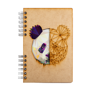 Sustainable journal - Recycled paper - Panda
