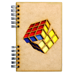 Sustainable journal - Recycled paper - Rubiks Cube