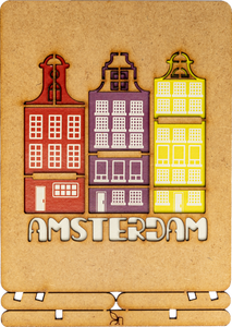 Postcard - Piece of Art - Amsterdam Canal
