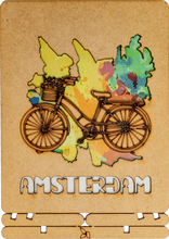 Load image into Gallery viewer, Postcard - Piece of Art - Amsterdam Bike
