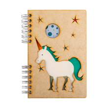 Load image into Gallery viewer, Sustainable journal - Recycled paper - Unicorn
