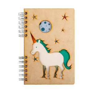 Sustainable journal - Recycled paper - Unicorn