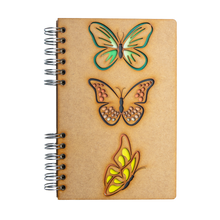Load image into Gallery viewer, Sustainable journal - Recycled paper - Butterflies
