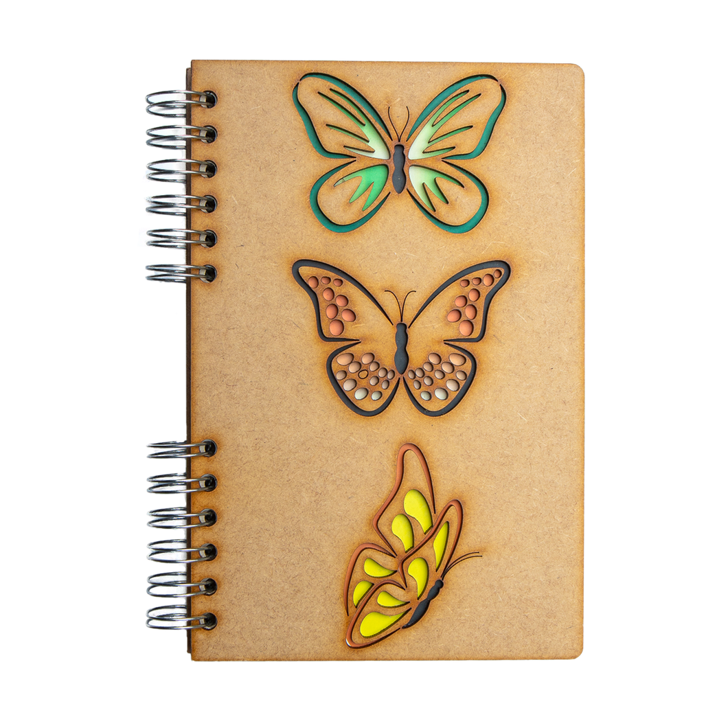Sustainable journal - Recycled paper - Butterflies
