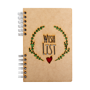 Sustainable journal - Recycled paper - Wishlist