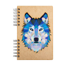 Load image into Gallery viewer, Sustainable journal - Recycled paper - Wolf
