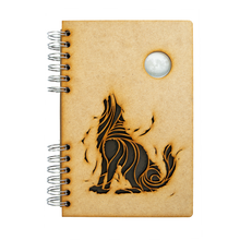 Load image into Gallery viewer, Sustainable 2023-2024 agenda - recycled paper - Black Wolf
